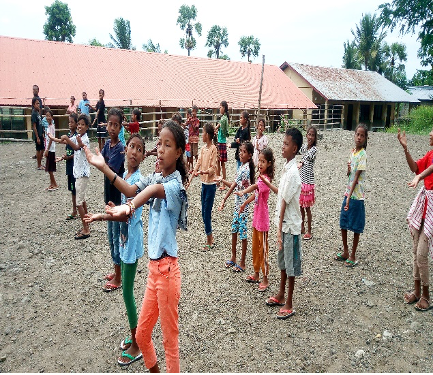 Camp d&rsquo;été sur l&rsquo;île d&rsquo;Atauro au Timor oriental