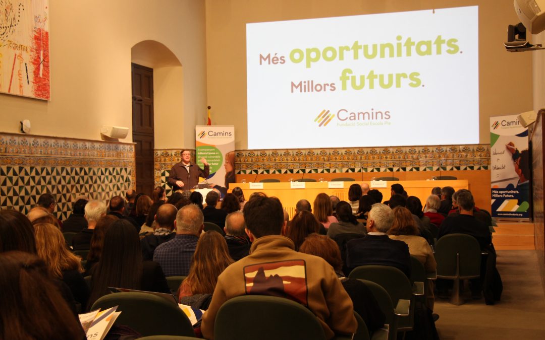 Nace “Camins”, la Fundación de Acción Social de la Escola Pia de Catalunya