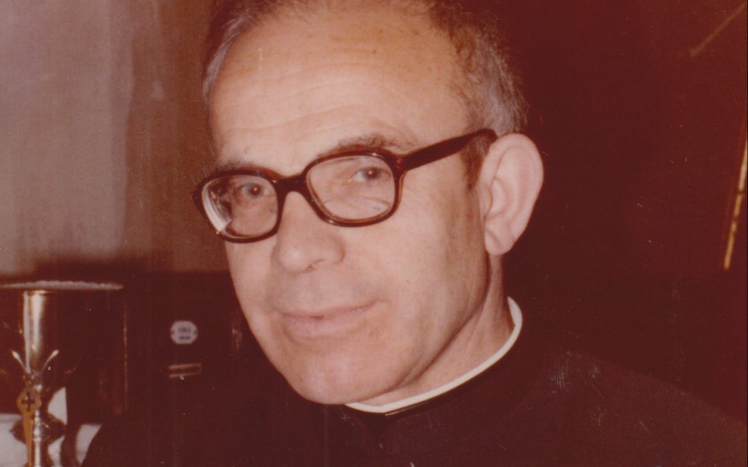 Eucaristía de acción de gracias en el Pilar (Zaragoza). Venerable Padre Pedro Díez Gil. Escolapio