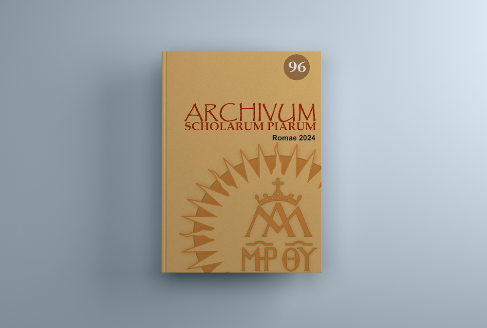 Archivum Scholarum Piarum N 96 2024