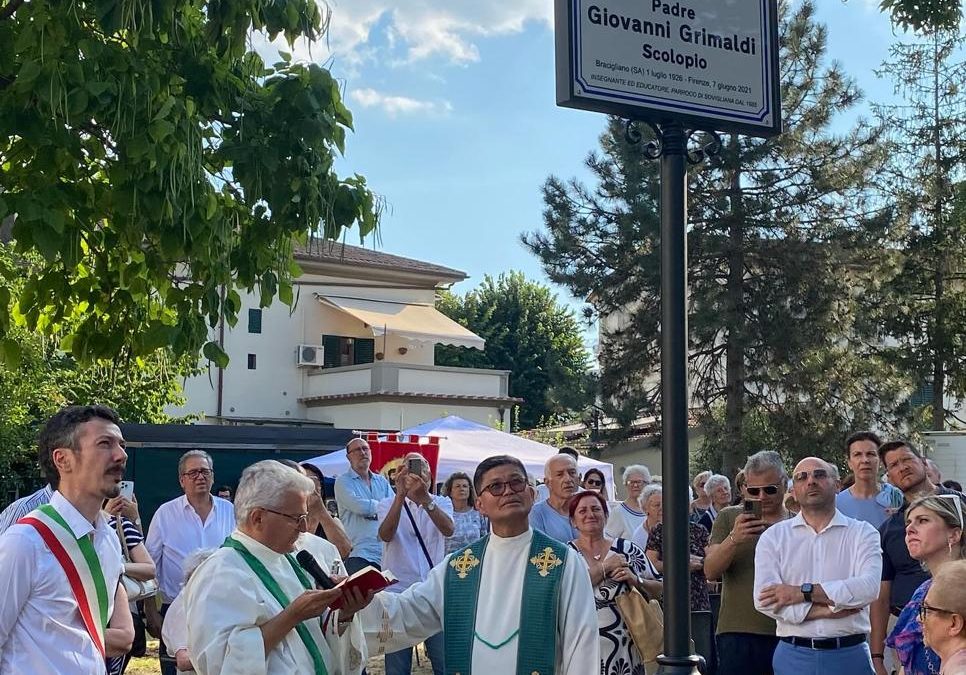 Un jardín dedicado al P. Giovanni Grimaldi