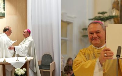 Deux évêques, un même lien spirituel : Zsolt Marton et László Felföldi reçoivent la lettre de fraternité